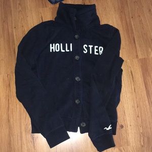 Hollister button up sweater